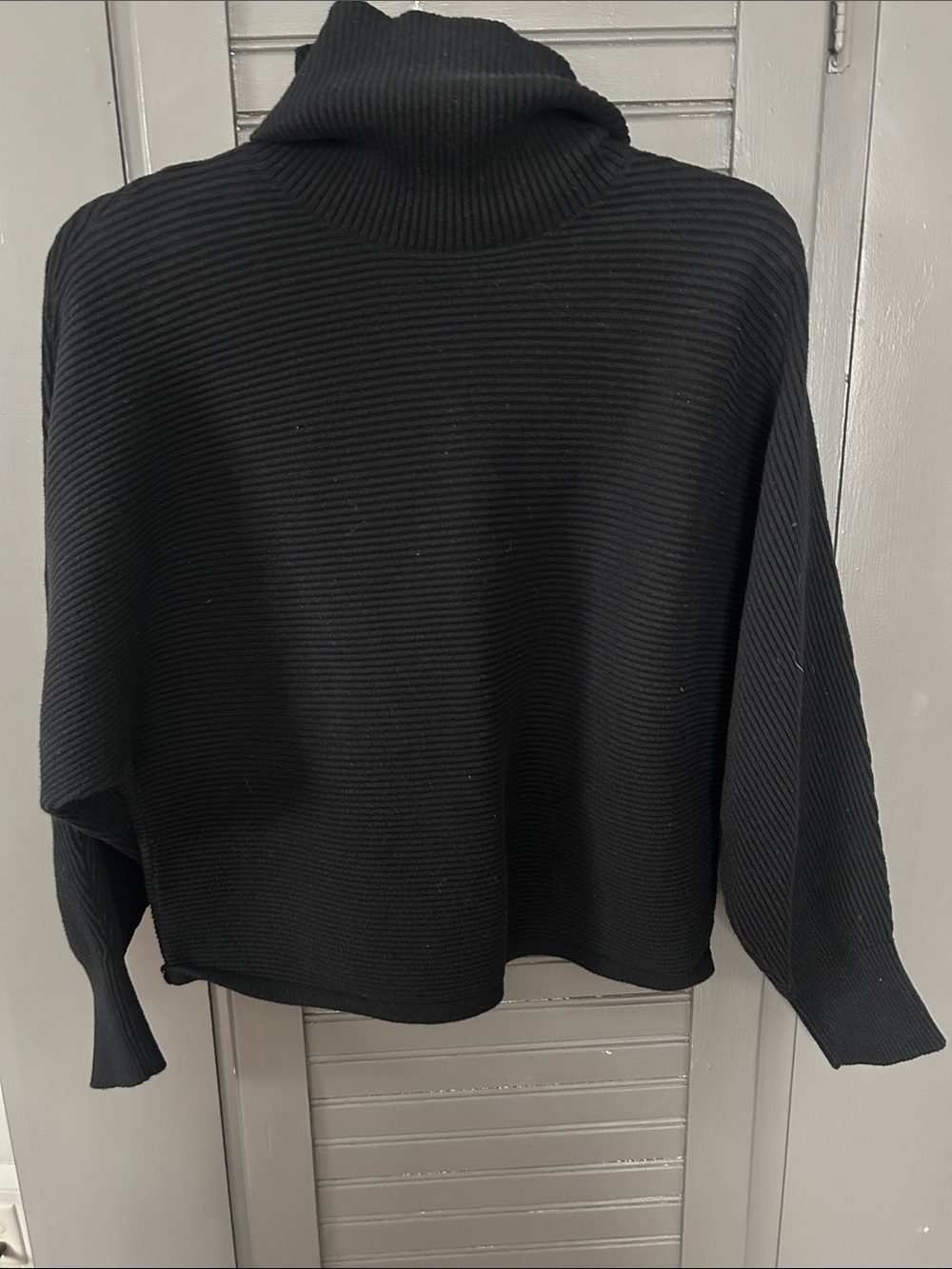 Old Navy Black Ribbed Turtleneck Sweater